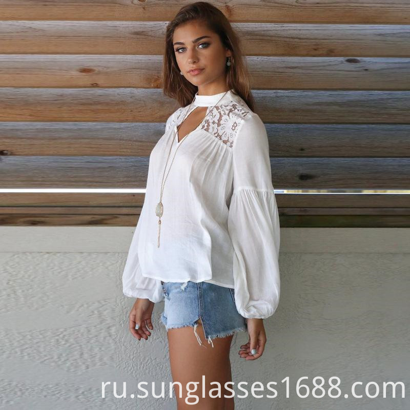Фонарь втулки воротник Lantern Sleeves Collar